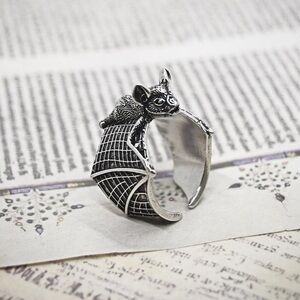 Gothic Bat Ring
